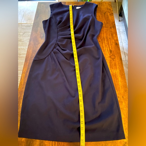 Calvin Klein Sunburst Sheath Dress Size 10 Petite 🌿 🌿Like New! 🇺🇸FLASHSALE - Picture 9 of 9